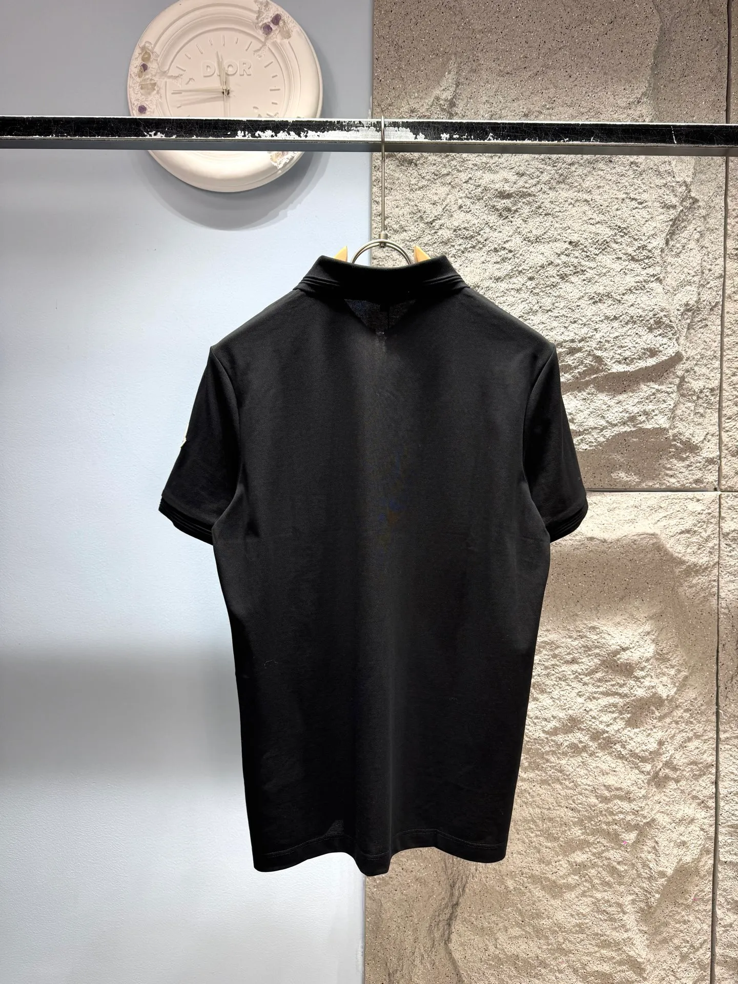 Moncler* ‼️ T ® 🖤 Polo ， ， 。 240g ，Breathable ， 。 ⚠️ ： ⚠️XL 22715 Same Style 𝐂𝐎𝐋𝐎𝐔𝐑：White Green Black 𝐒𝐈𝐙𝐄：M-4Xl